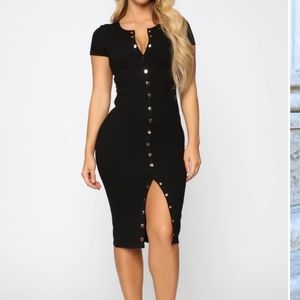NWT Fashion Nova Take Me There Ribbed Dress